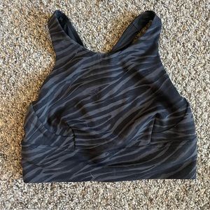 Lululemon Zebra Cropped Tank